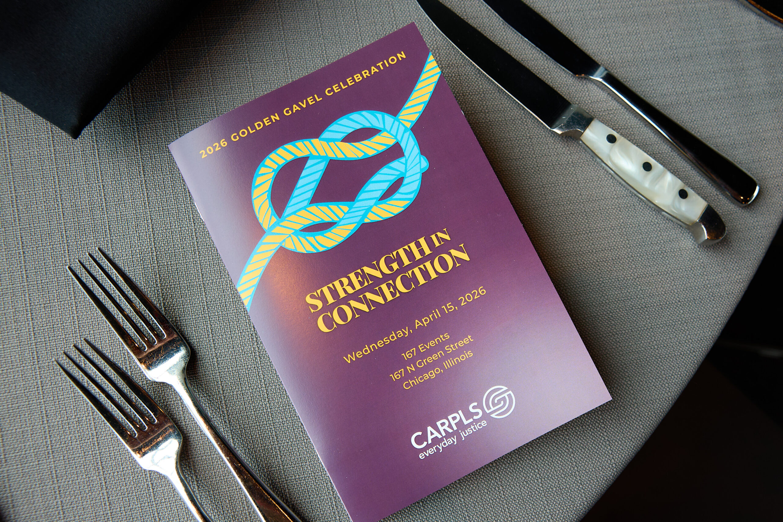 The Golden Gavel Gala program from 2026